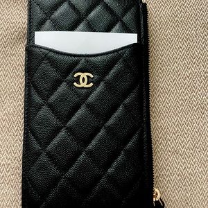 Chanel wallet with phone holder